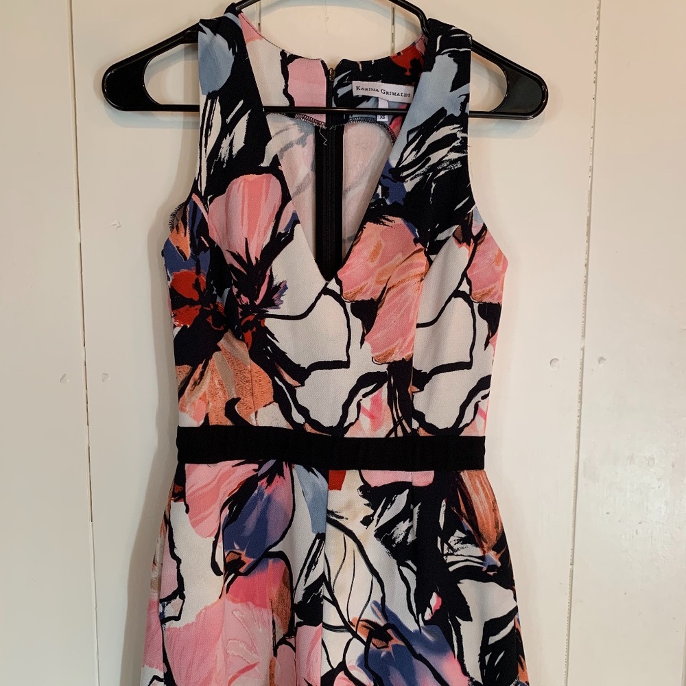 Karina Grimaldi Multi-colored Romper